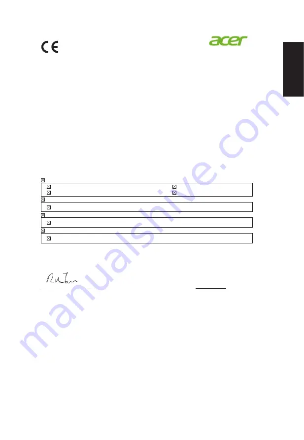 Acer R272 User Manual Download Page 6