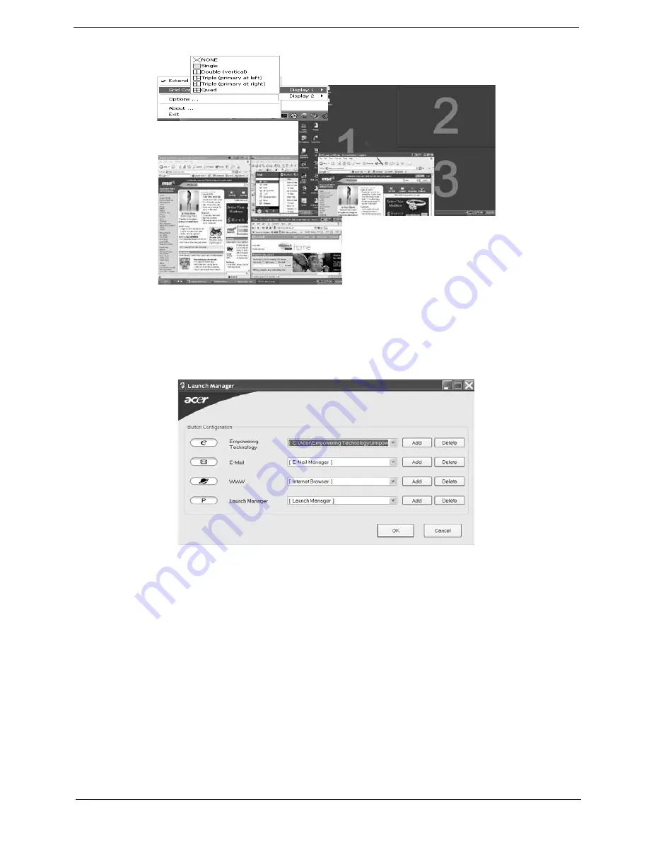 Acer TravelMate 3250 Service Manual Download Page 45