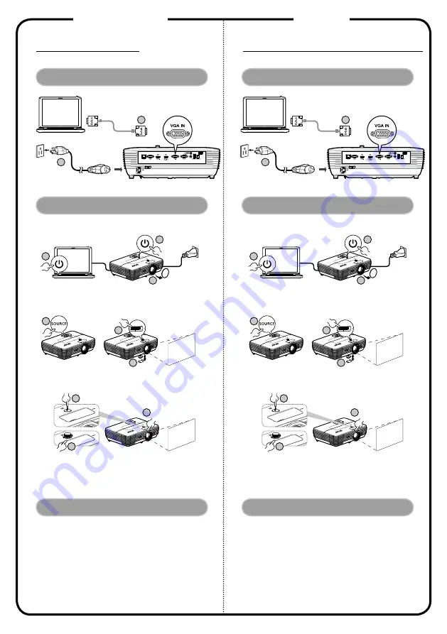 Acer V7850 Quick Start Manual Download Page 8