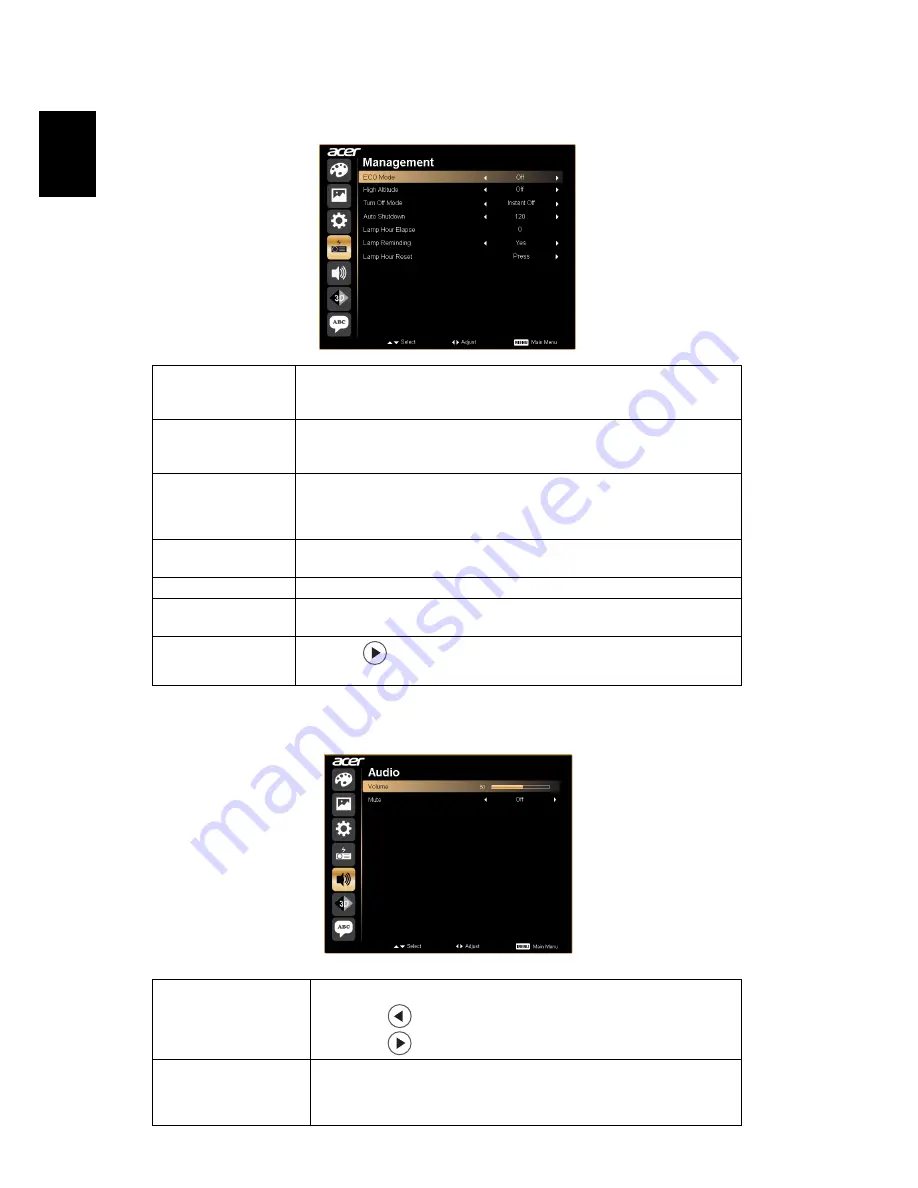 Acer X112 Series User Manual Download Page 34