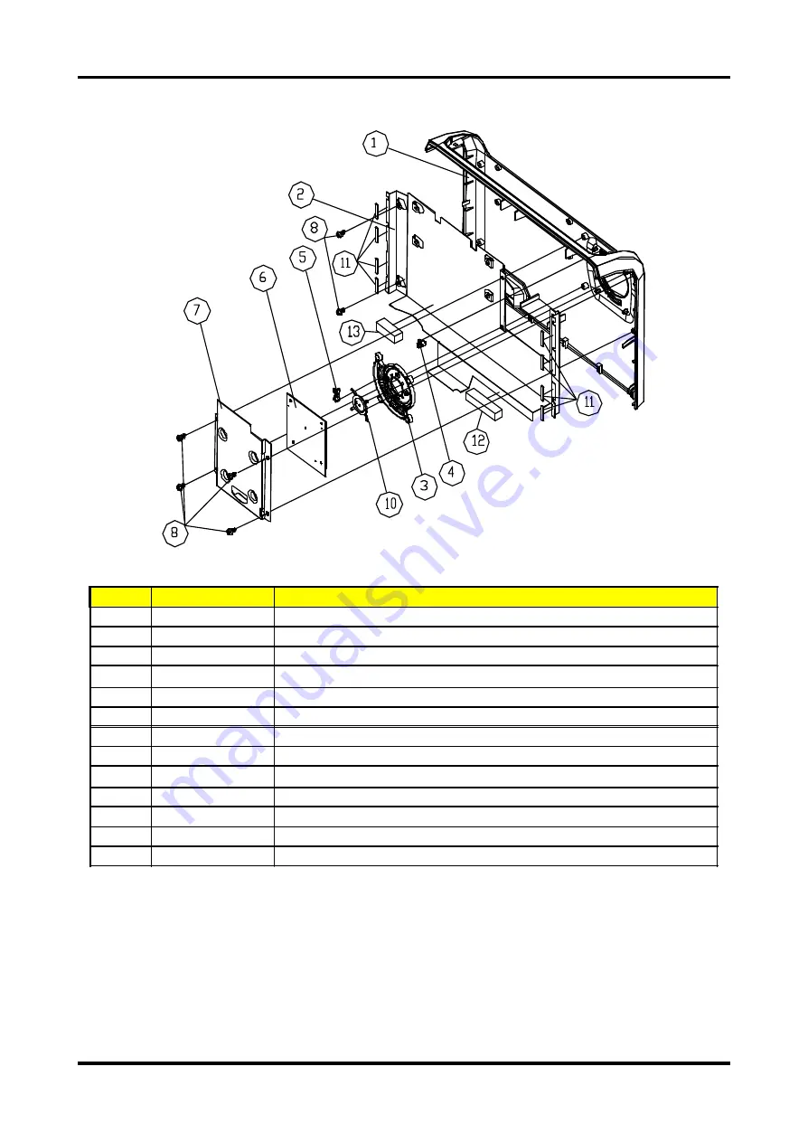 Acer XD1170D Service Manual Download Page 69