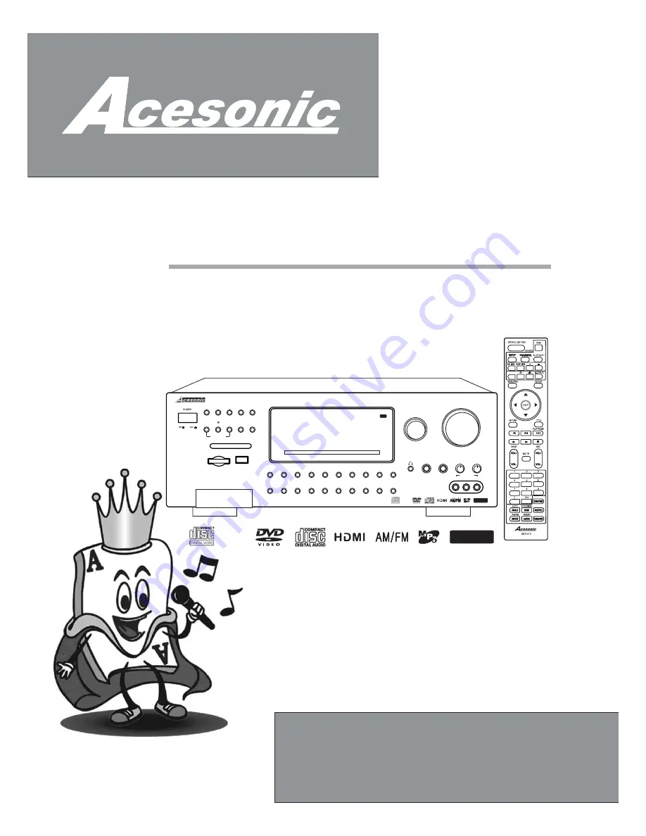 Acesonic DKR-510 User Manual Download Page 1