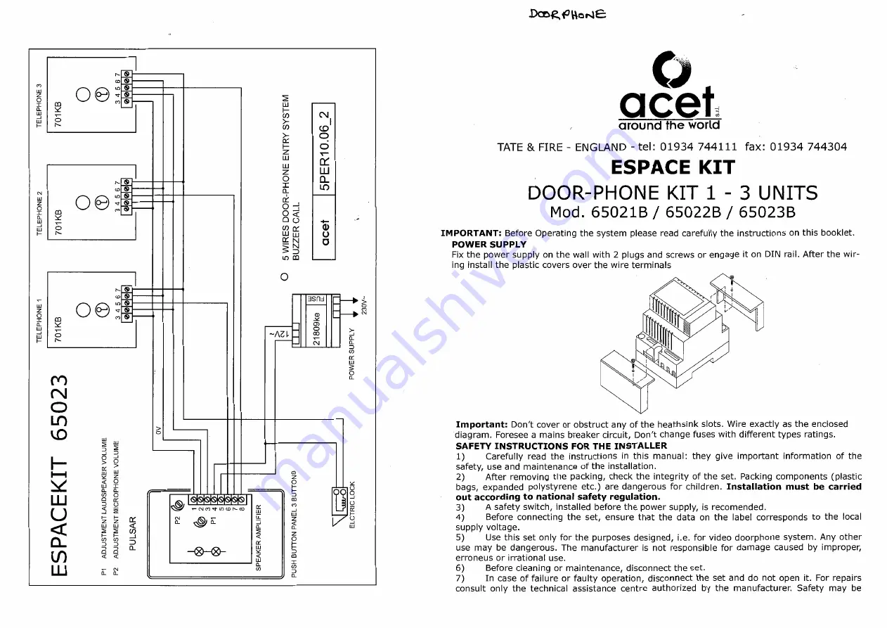 acet 65022B Manual Download Page 1