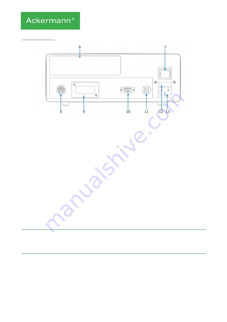 ACKERMANN 16-2000-120 User Manual Download Page 13