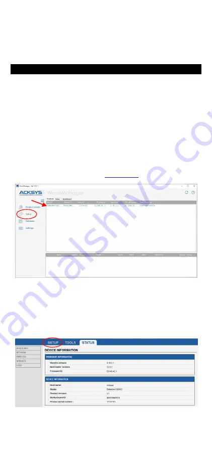 Acksys SWA A10 Quick Installation Manual Download Page 6