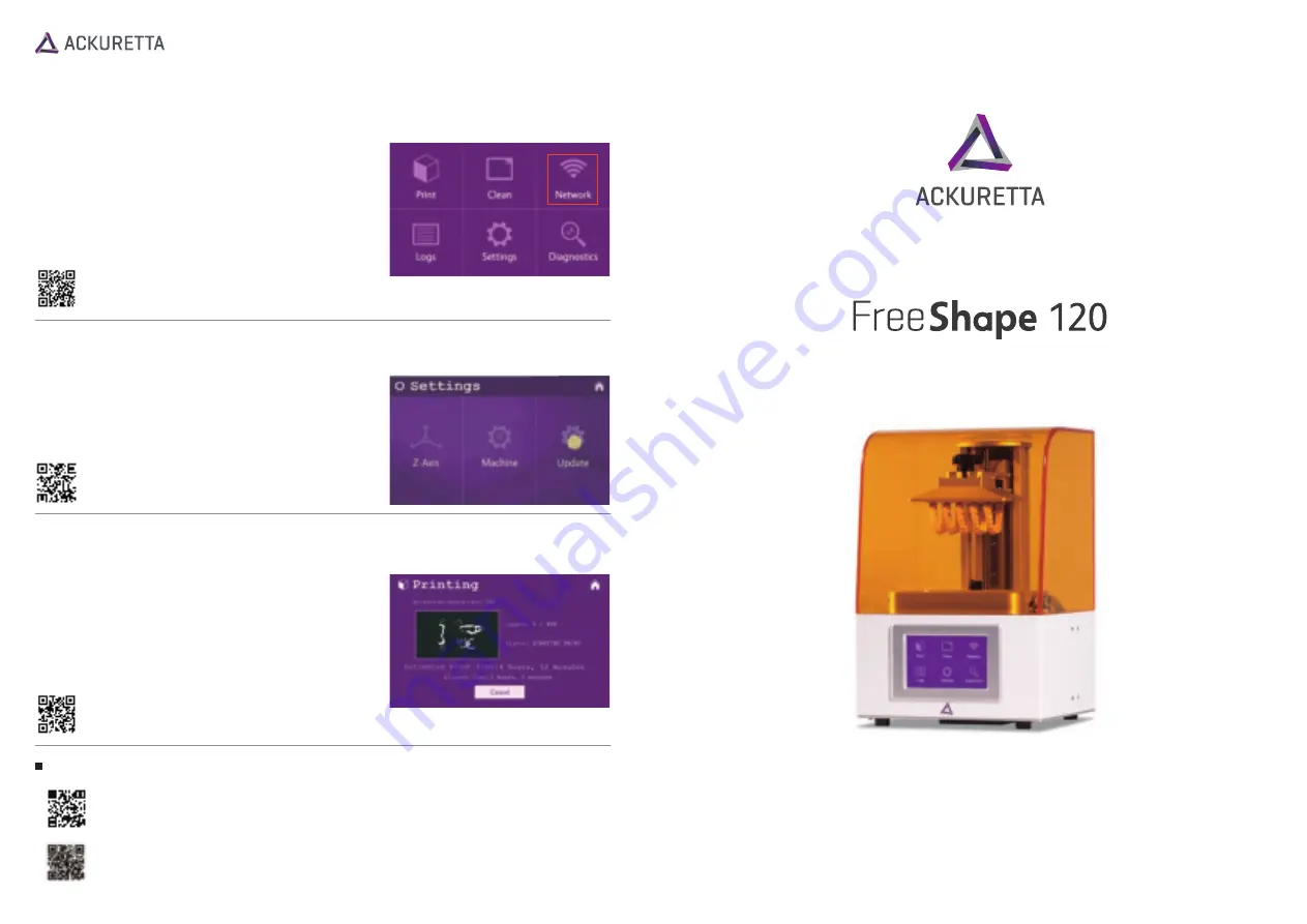 Ackuretta FreeShape 120 Скачать руководство пользователя страница 1