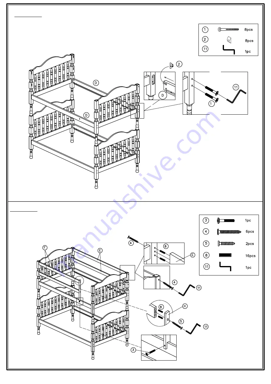 Acme Furniture 02299 Assembly Instructions Manual Download Page 5