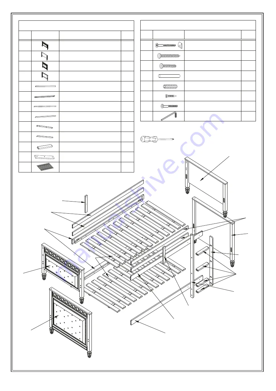 Acme Furniture 38330 Assembly Instructions Manual Download Page 2