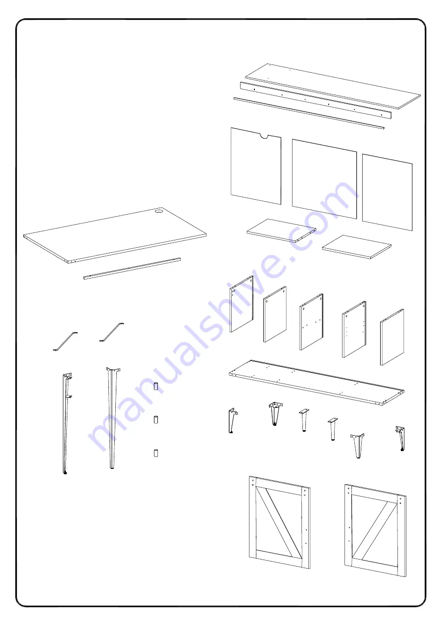 Acme Furniture Zakwani OF00001 Скачать руководство пользователя страница 3