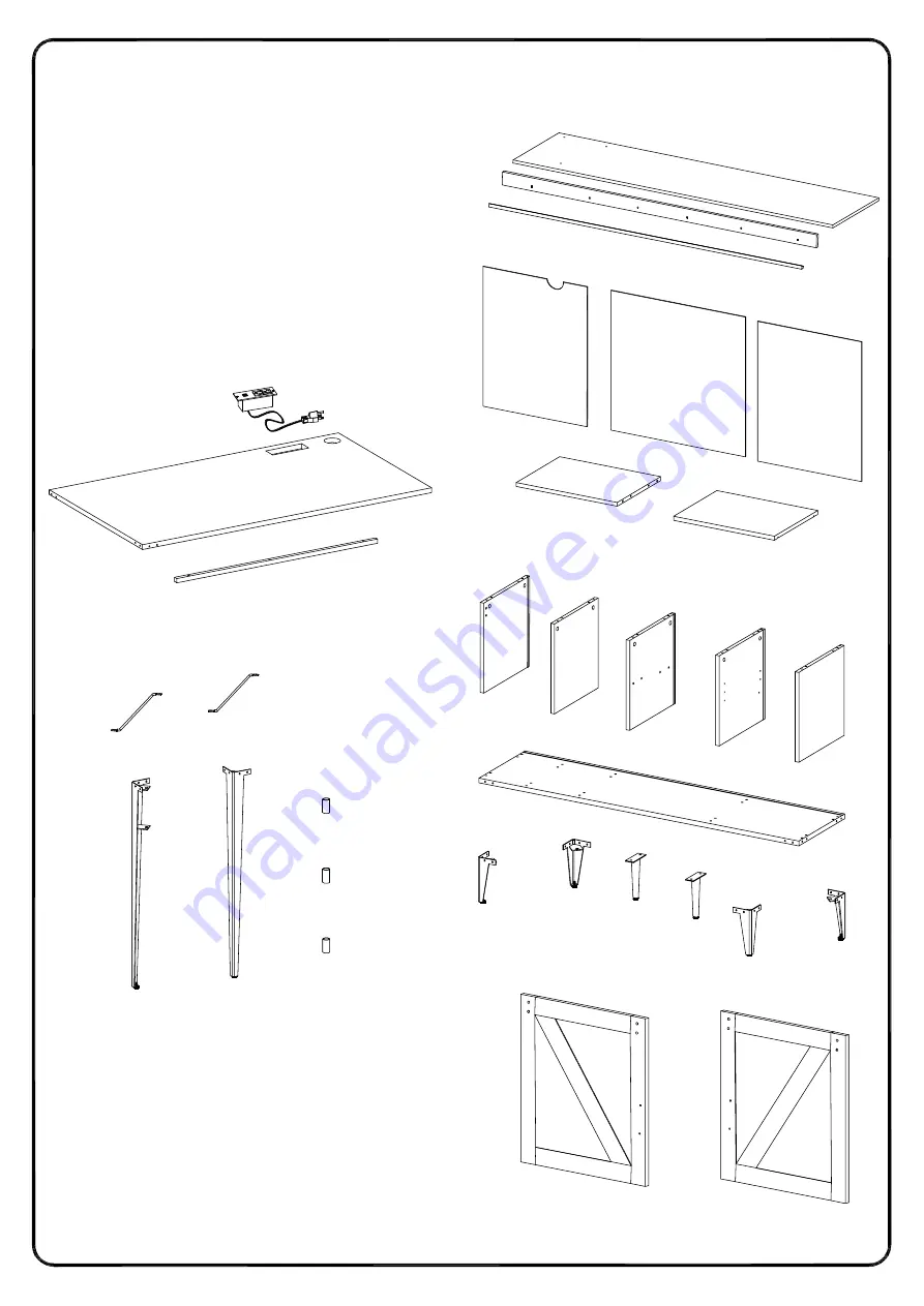 Acme Furniture Zakwani OF00003-1 Скачать руководство пользователя страница 3