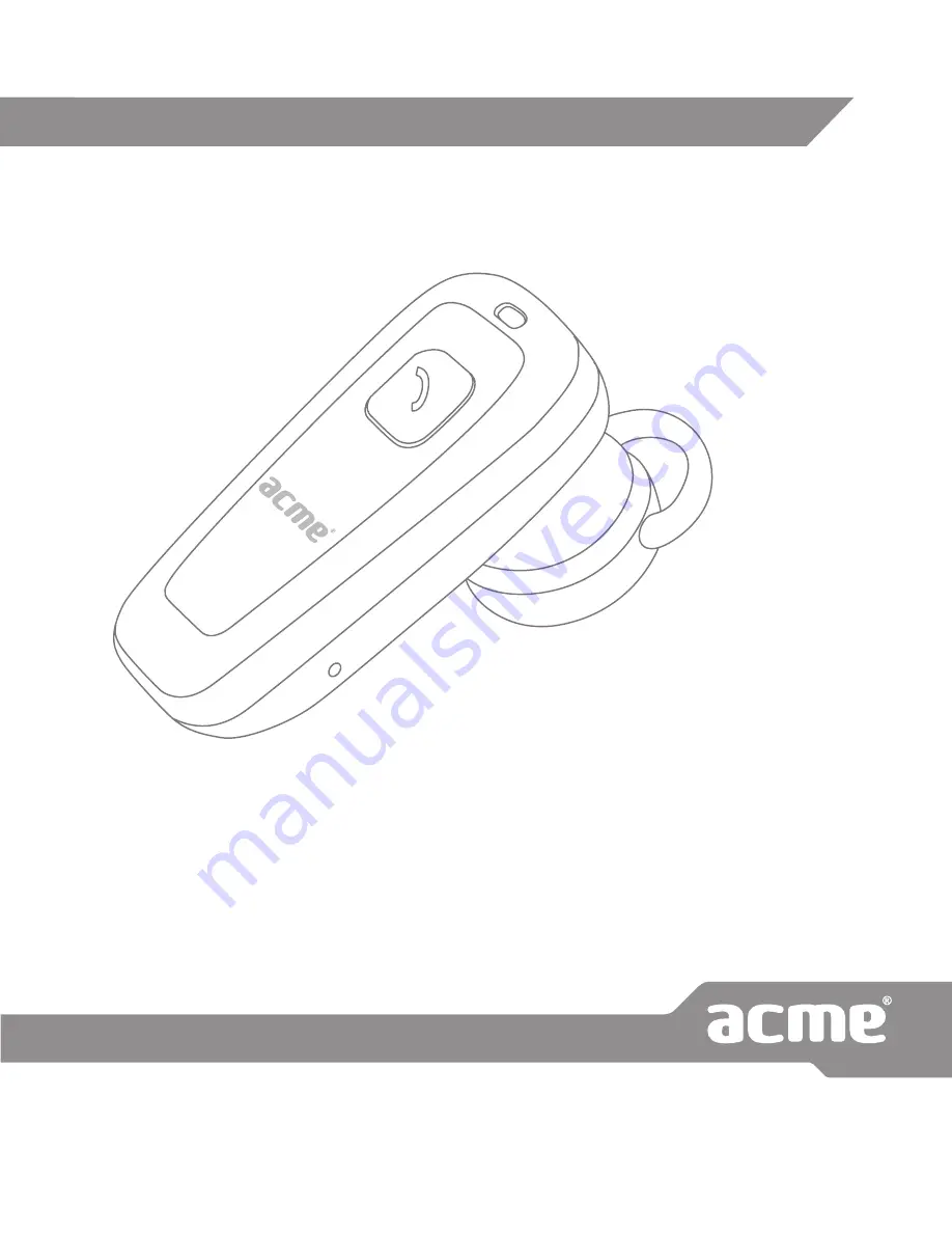 ACME BH03 User Manual Download Page 1