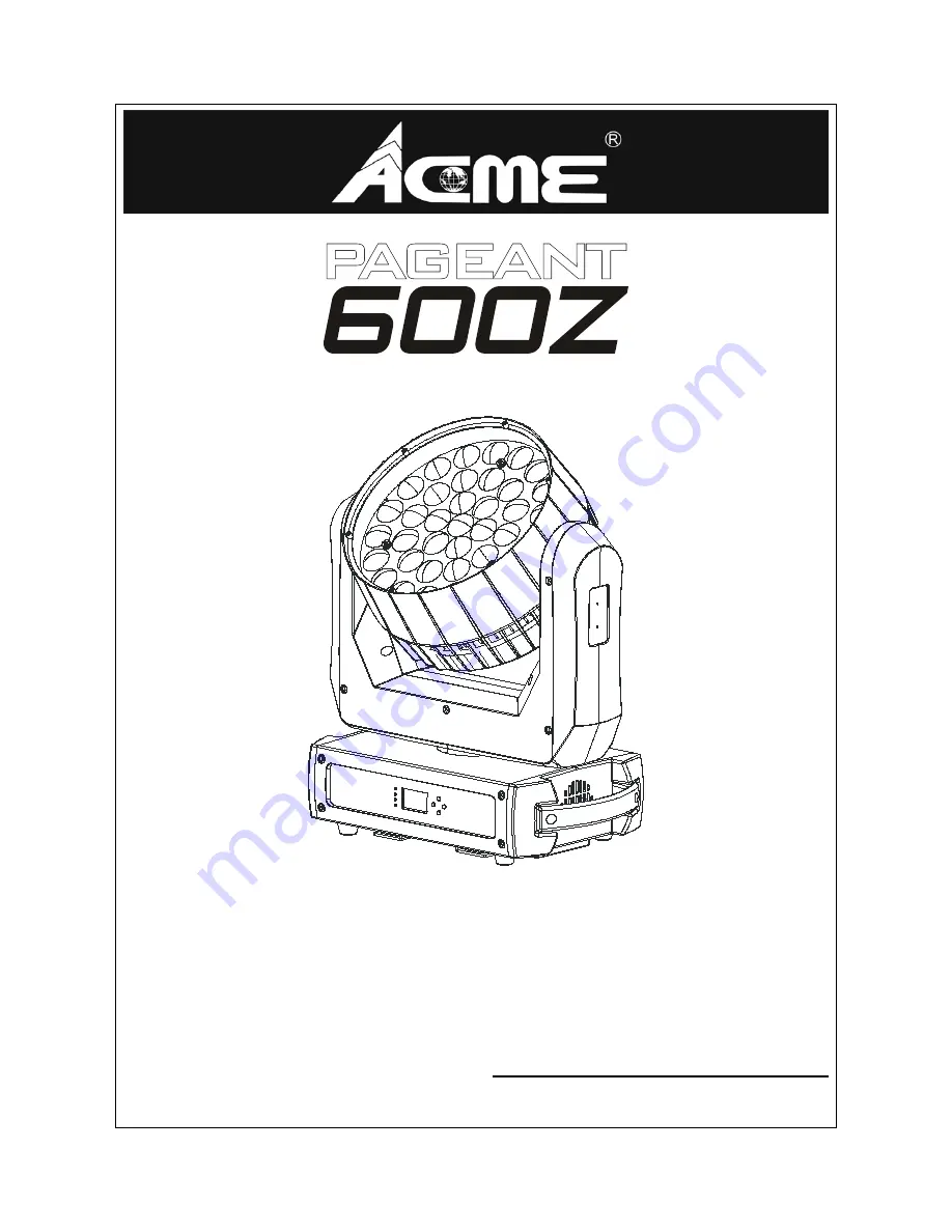 ACME CM-350Z Скачать руководство пользователя страница 1