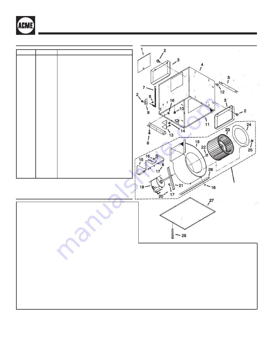 ACME VQL100 Instructions Manual Download Page 12