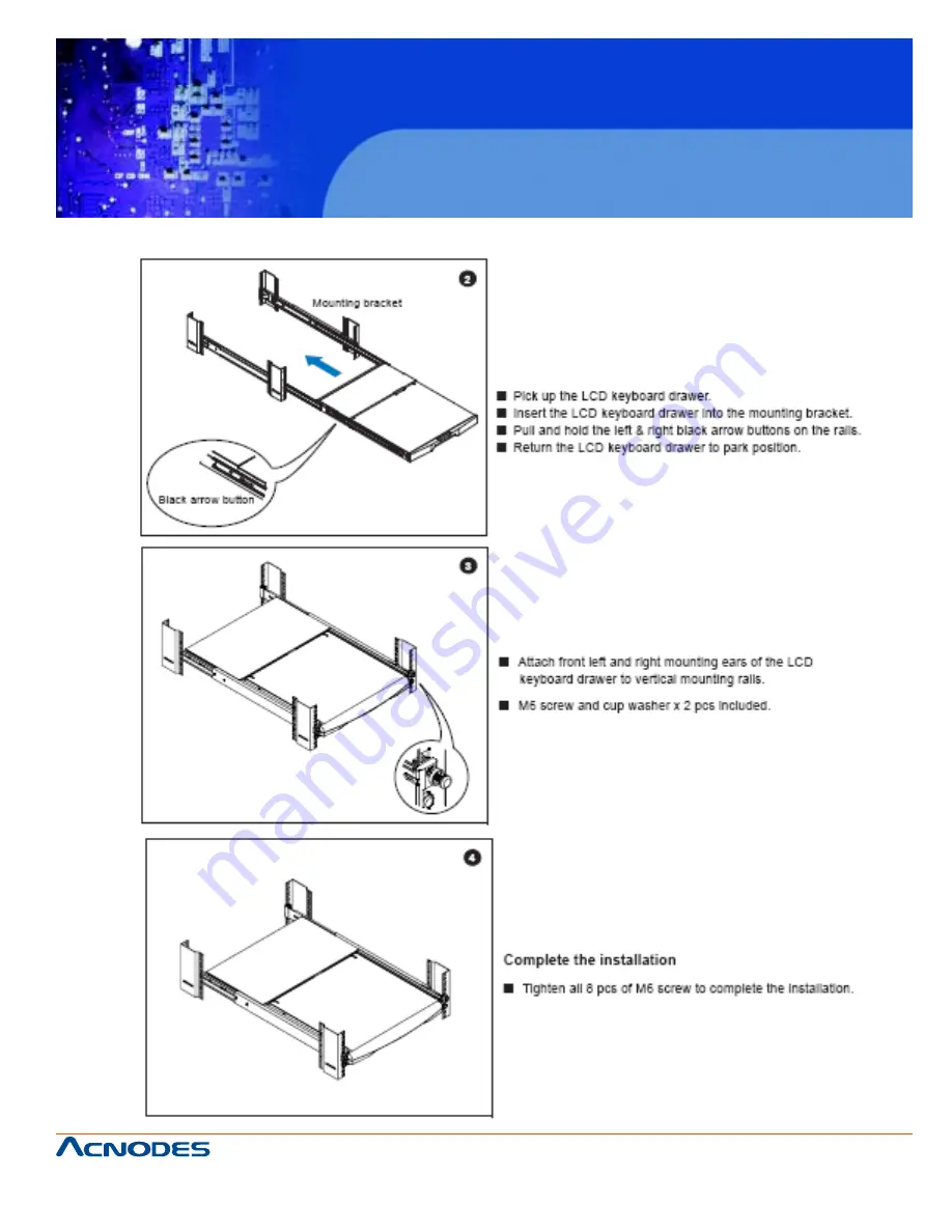 Acnodes RK 1000B Installation Manual Download Page 3