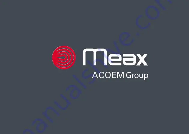 ACOEM Meax DU 01 User Manual Download Page 1