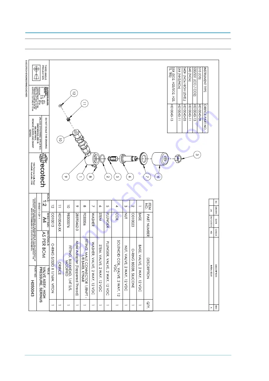 ACOEM Met One Instruments GAS-1060 User Manual Download Page 140