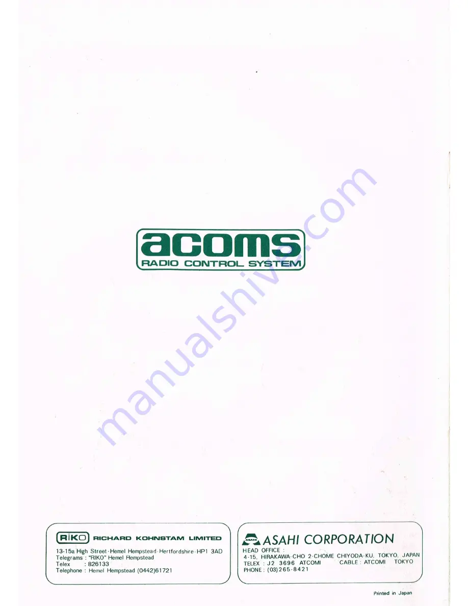 Acoms AP-227 Manual Download Page 12