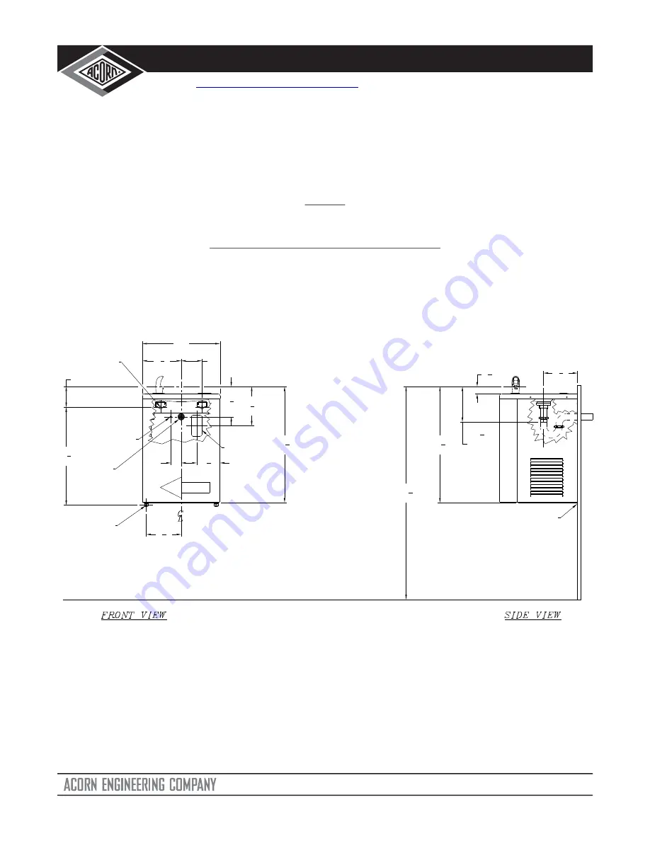 Acorn A311108F Installation, Operation & Maintenance Manual Download Page 2