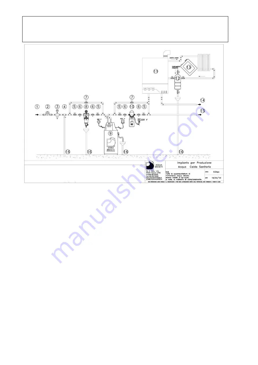 Acqua Brevetti PM010 Скачать руководство пользователя страница 60