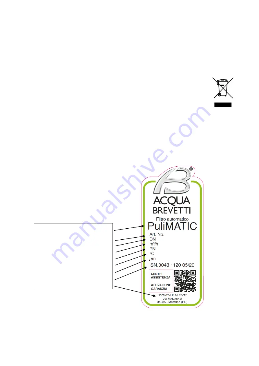 Acqua Brevetti PuliMATIC FT360 Скачать руководство пользователя страница 87