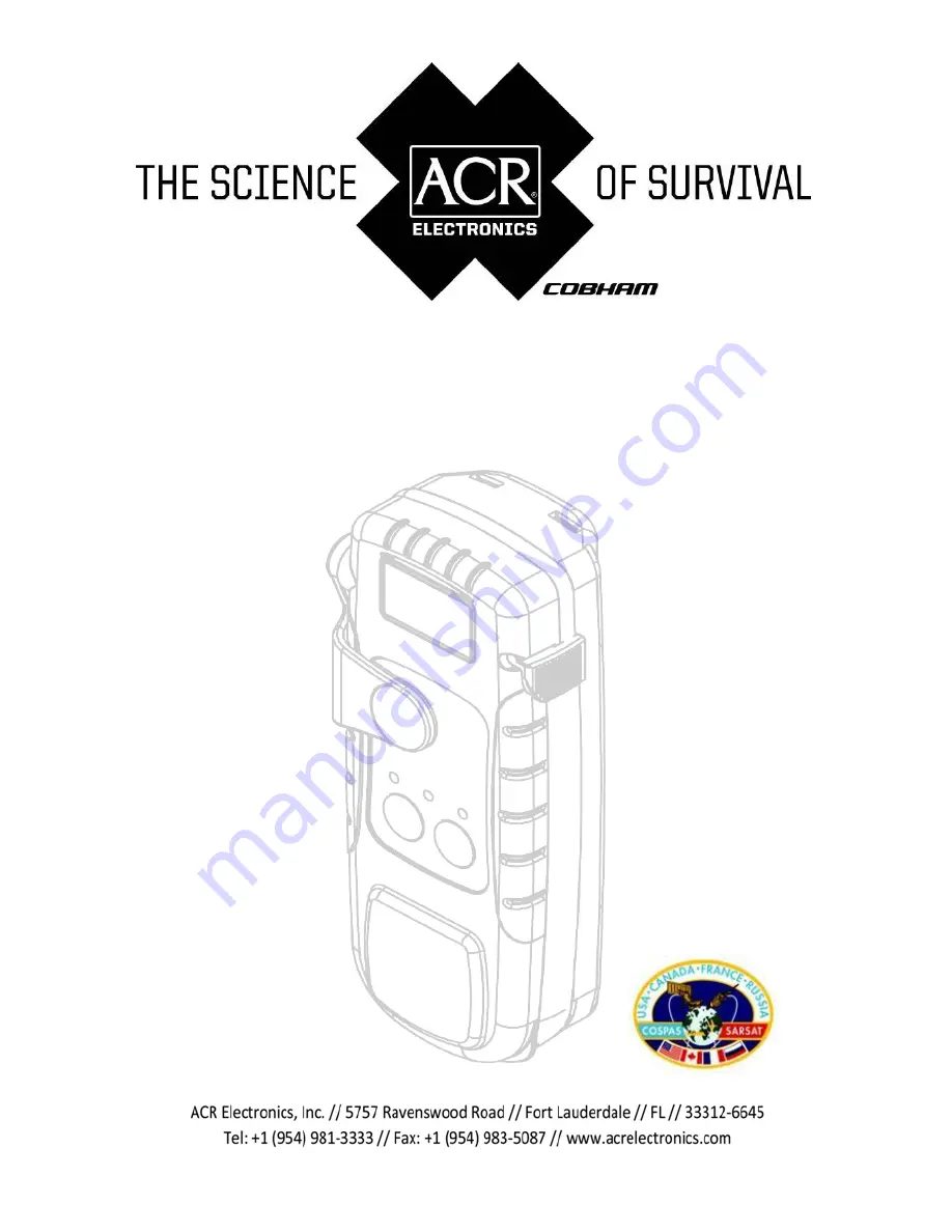 ACR Electronics PLB-350C Product Support Manual Download Page 1