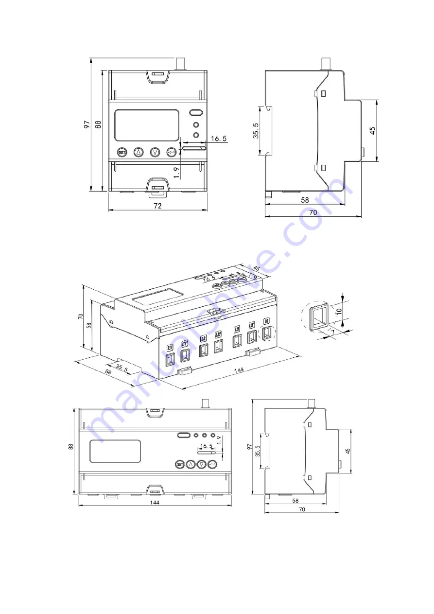 Acrel DDSY1352 Operation Manual Download Page 9