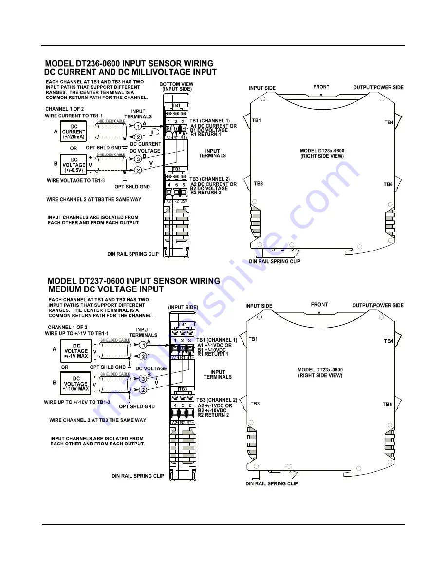 Acromag DT236-0600 Скачать руководство пользователя страница 8