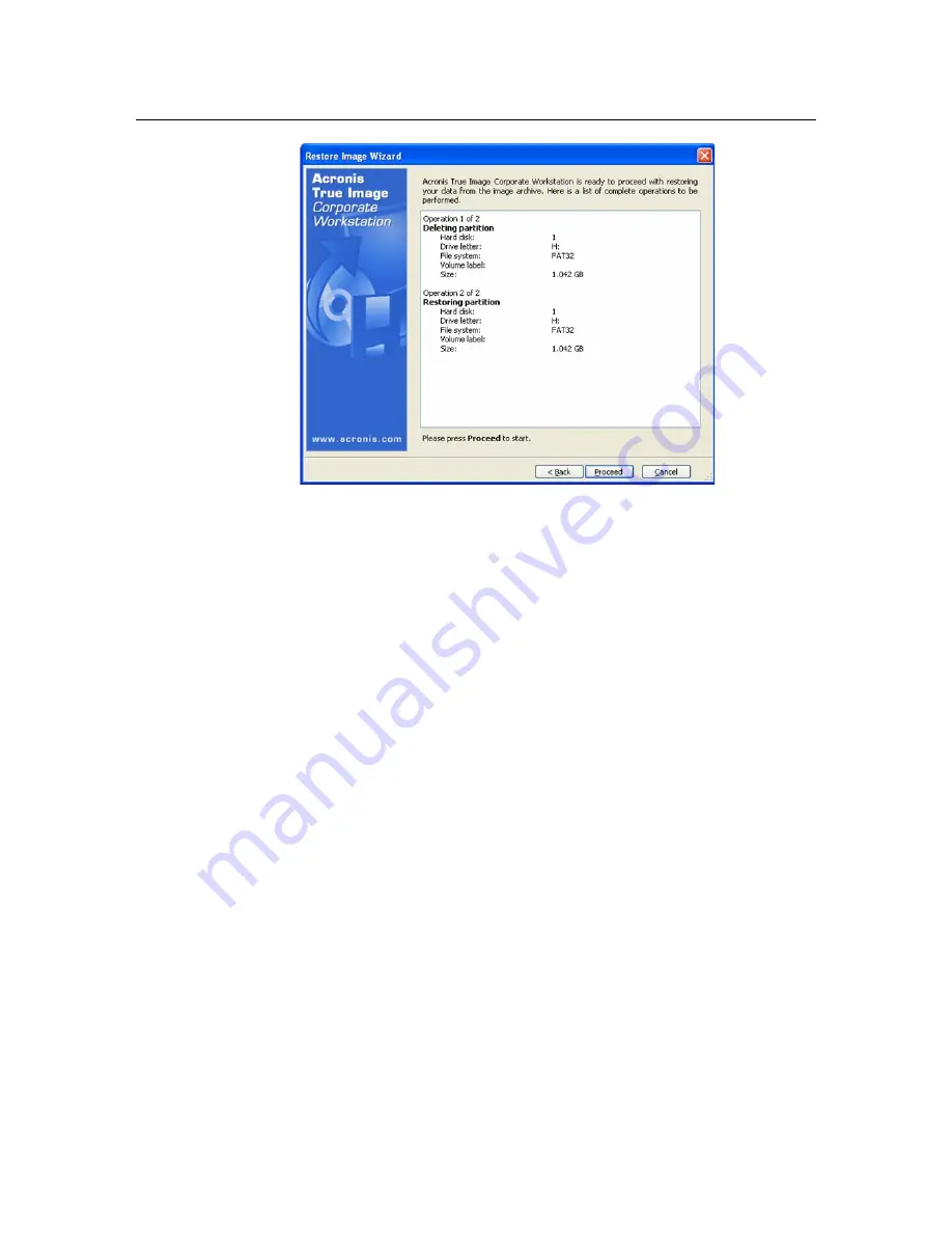 ACRONIS True Image User Manual Download Page 54