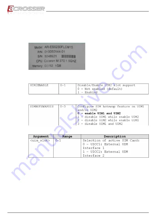 Acrosser Technology AND-DNV3N1 Series User Manual Download Page 45