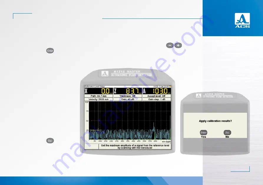 ACS A1212 MASTER Operation Manual Download Page 25