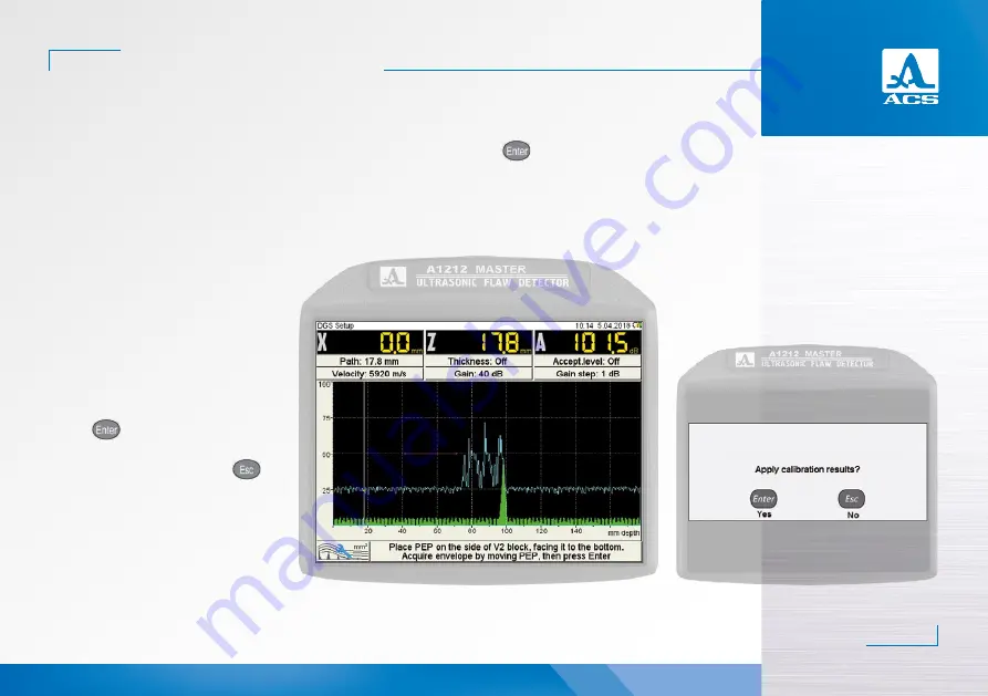 ACS A1212 MASTER Operation Manual Download Page 29