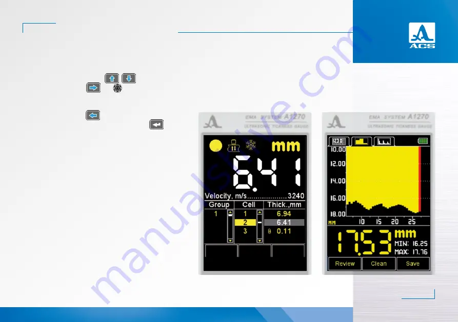 ACS A1270 EMAT Operation Manual Download Page 47