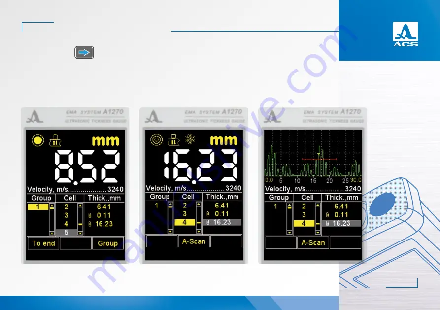 ACS A1270 EMAT Operation Manual Download Page 51