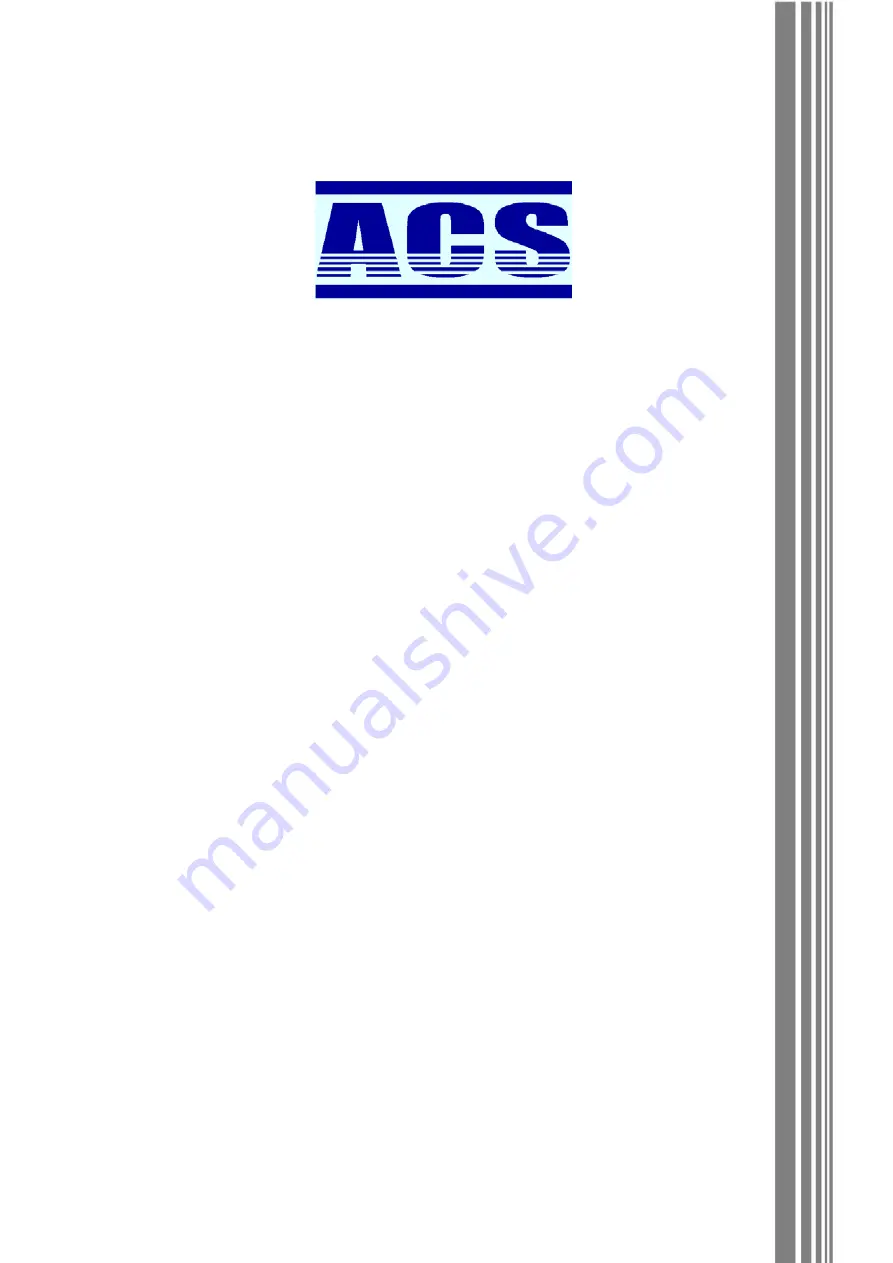 ACS EXP-06E Installation And Operation Instructions Manual Download Page 1