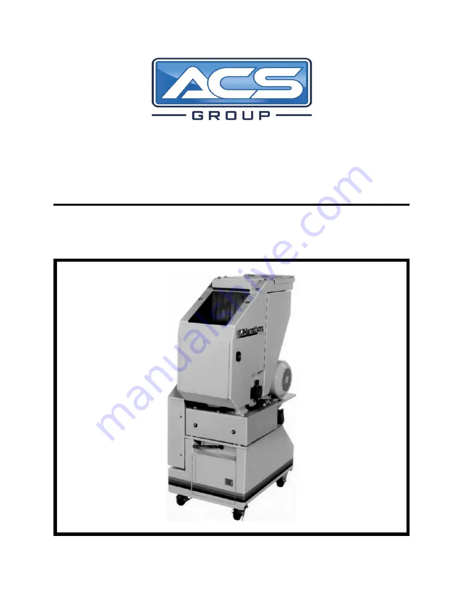 ACS Marathon MV1012 Operation And Installation Manual Download Page 1