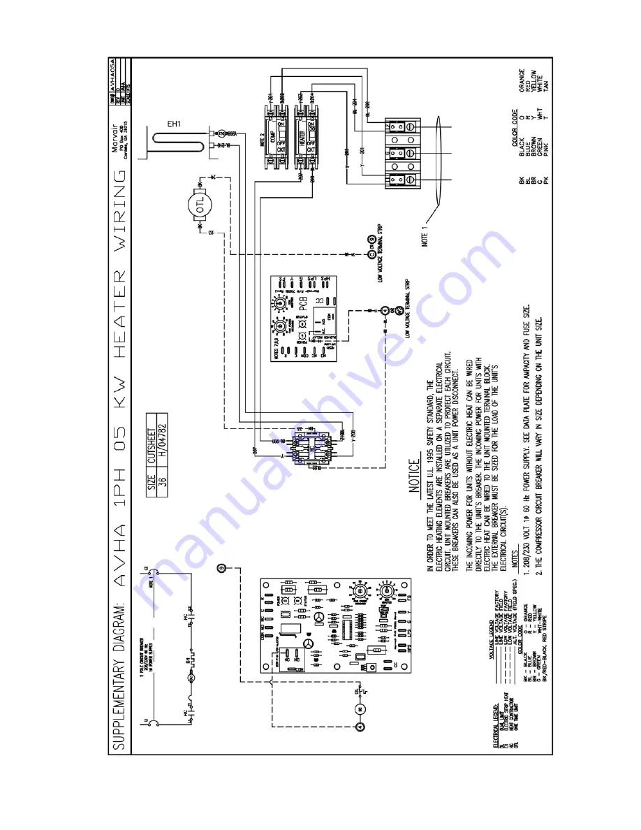 ACS Marvair 8AA1024A-8AA1060A Product Manual Download Page 15