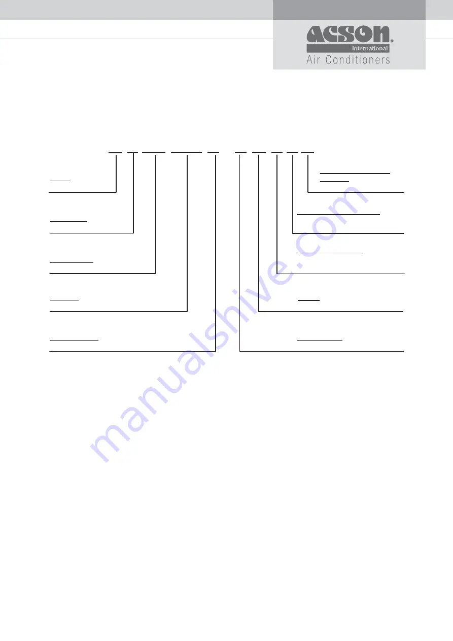 Acson international A5DB-H Series Technical Manual Download Page 4