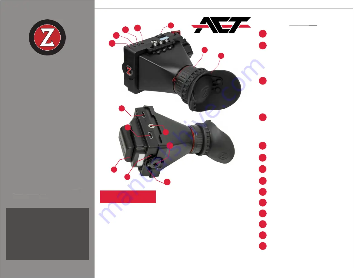 ACT EVF PRO Instructions Download Page 1