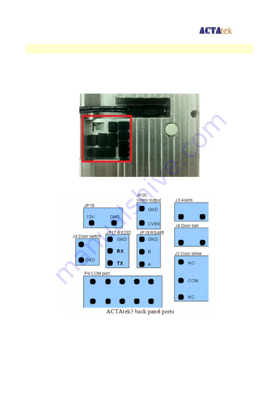 ACTAtek ACTAtek3 ACTA3-1k-FAM-SM-C Скачать руководство пользователя страница 13