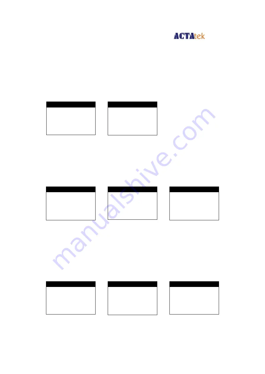 ACTAtek ACTAtek3 ACTA3-1k-FAM-SM-C Manual Download Page 24