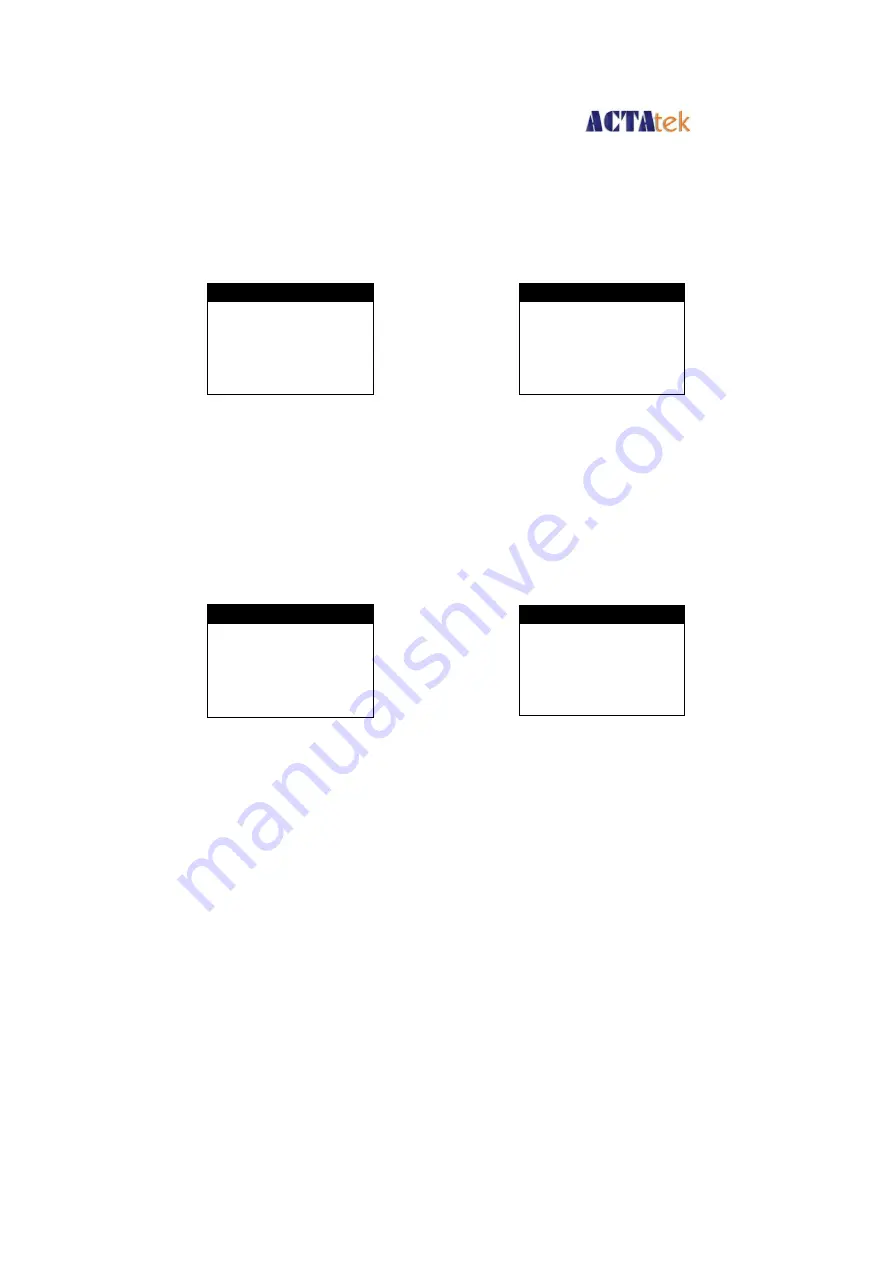 ACTAtek ACTAtek3 ACTA3-1k-FAM-SM-C Manual Download Page 26