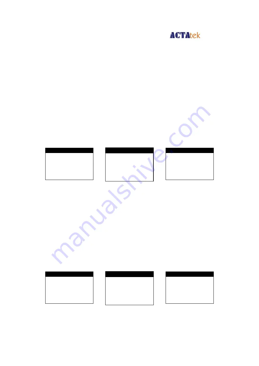 ACTAtek ACTAtek3 ACTA3-1k-FAM-SM-C Manual Download Page 31