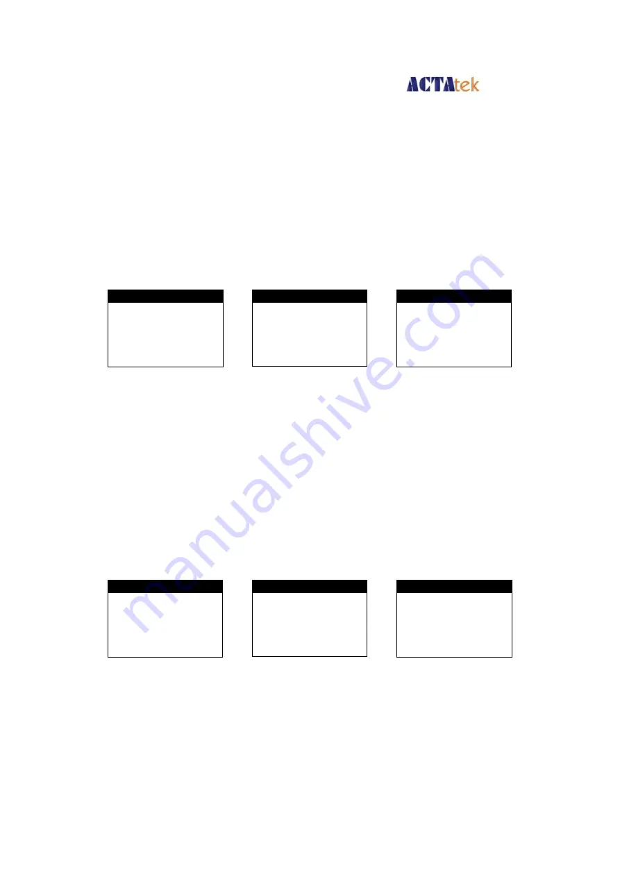 ACTAtek ACTAtek3 ACTA3-1k-FAM-SM-C Manual Download Page 39