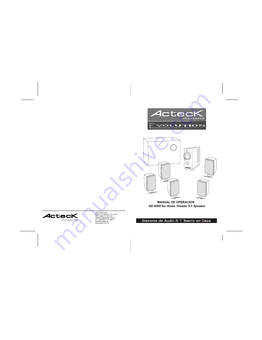 Acteck AE-8000 Скачать руководство пользователя страница 1