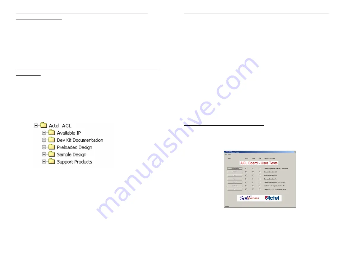 Actel SoC Solutions Series Quick Start Manual Download Page 2