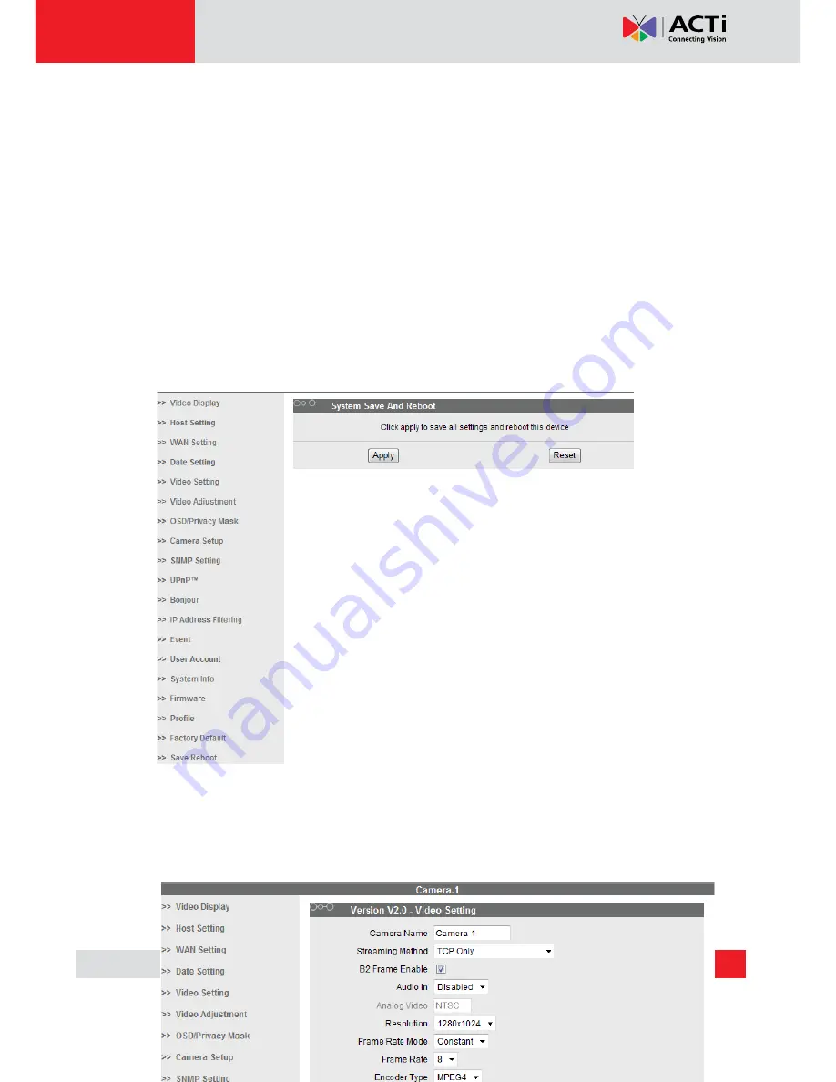 ACTi ACM-3001 Hardware User Manual Download Page 22