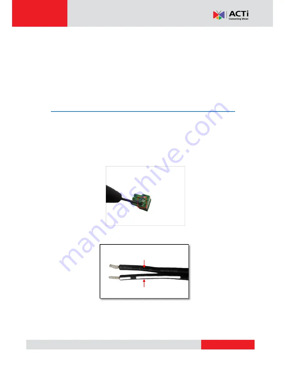 ACTi B61 Hardware Manual Download Page 14