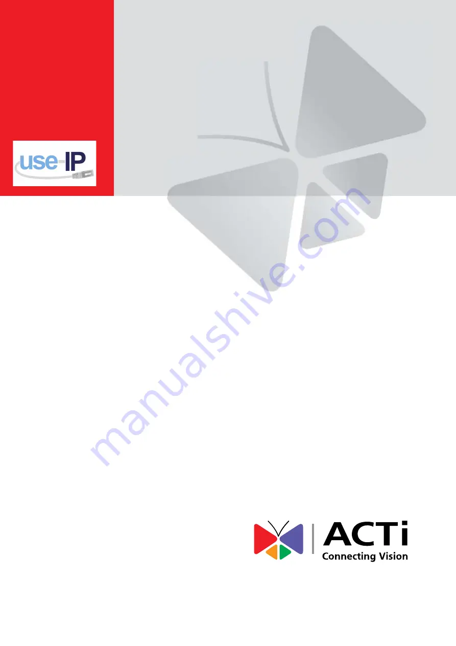 ACTi B612 Hardware Manual Download Page 1