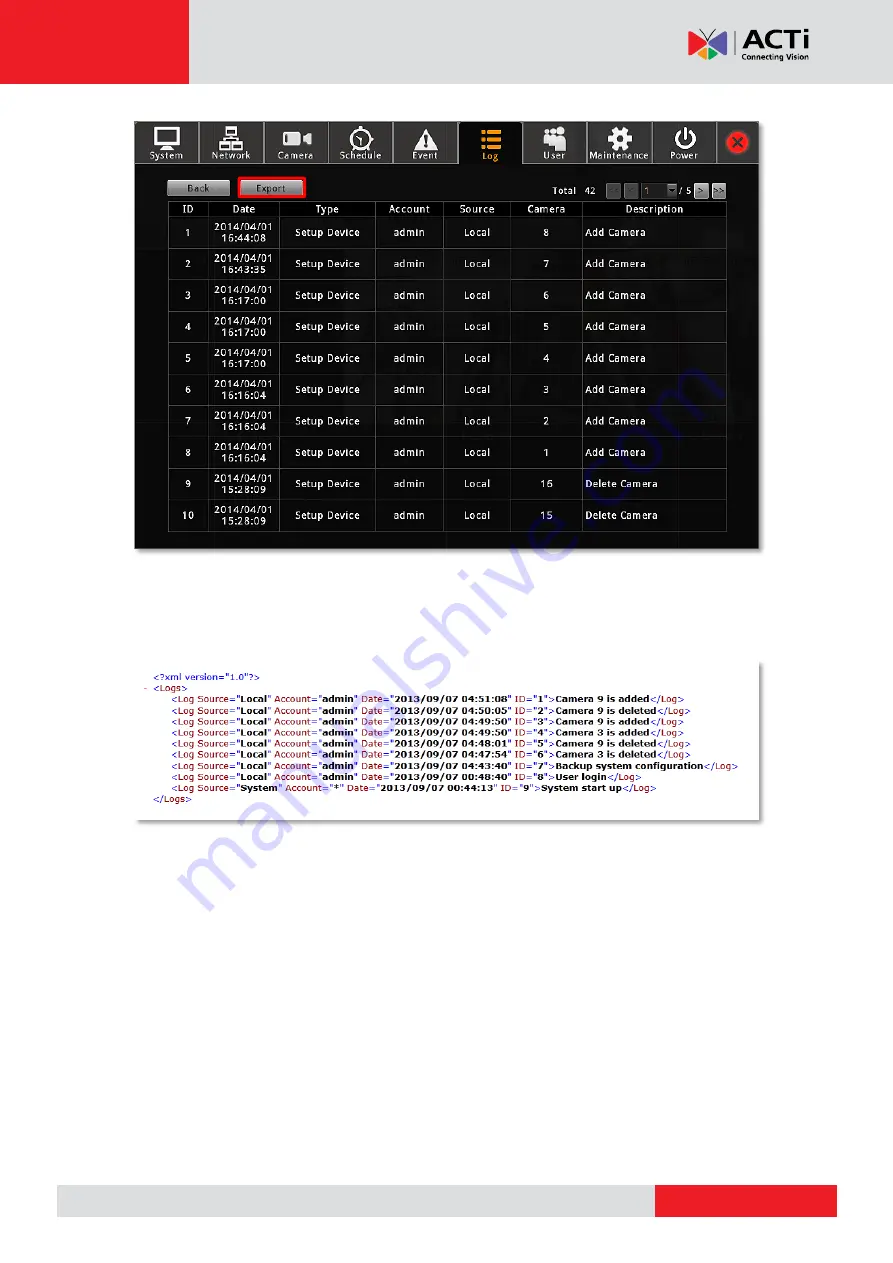 ACTi ENR-110 System Administrator Manual Download Page 81