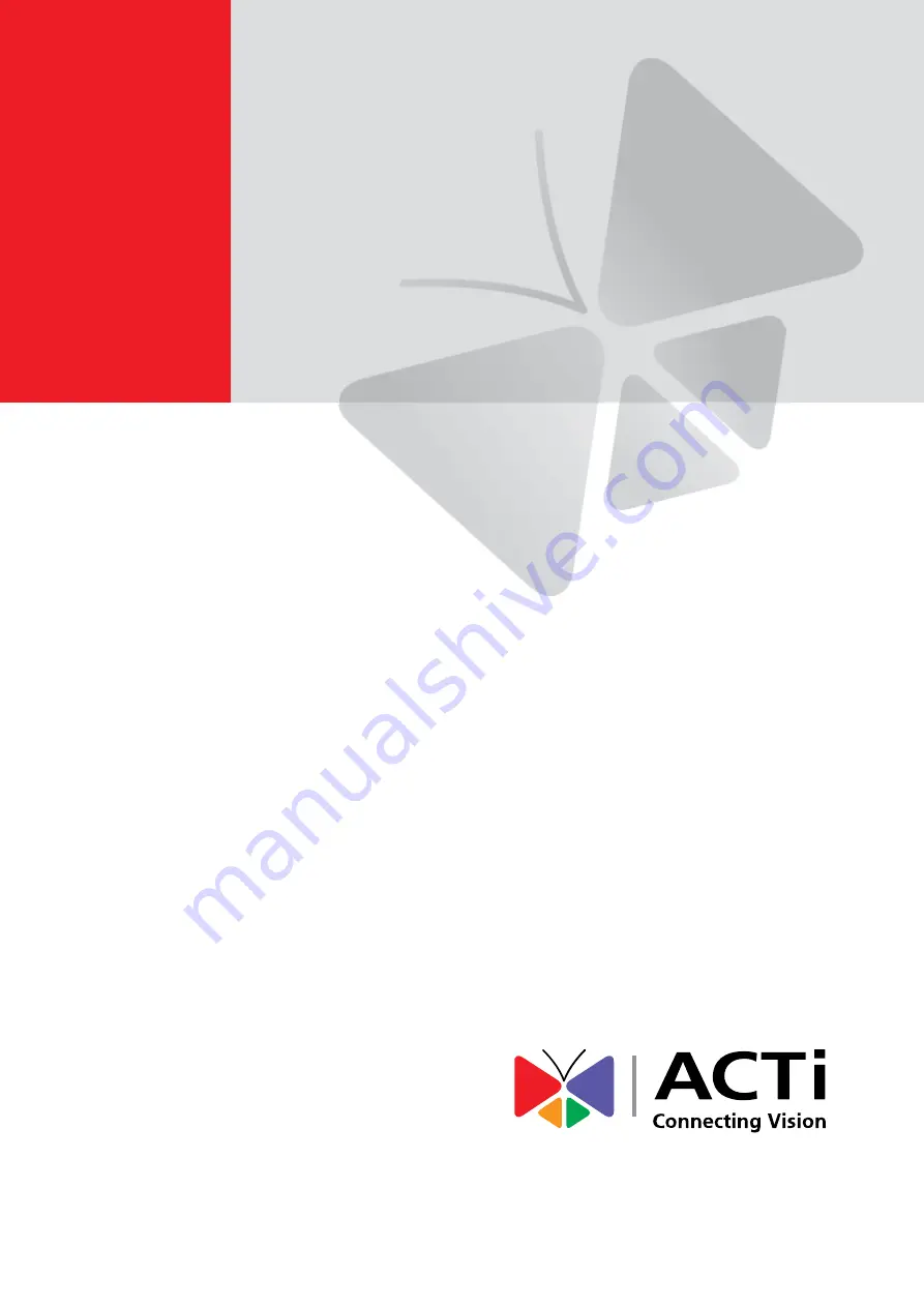 ACTi MDS-100 User Manual Download Page 1